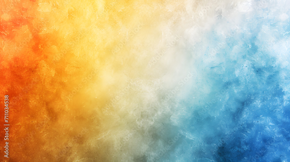A mystical haze of cerulean and golden mist envelopes a barren landscape, evoking a sense of wonder and mystery A mystical haze of cerulean and golden mist envelopes a barren landscape, evoking a sense of wonder and mystery