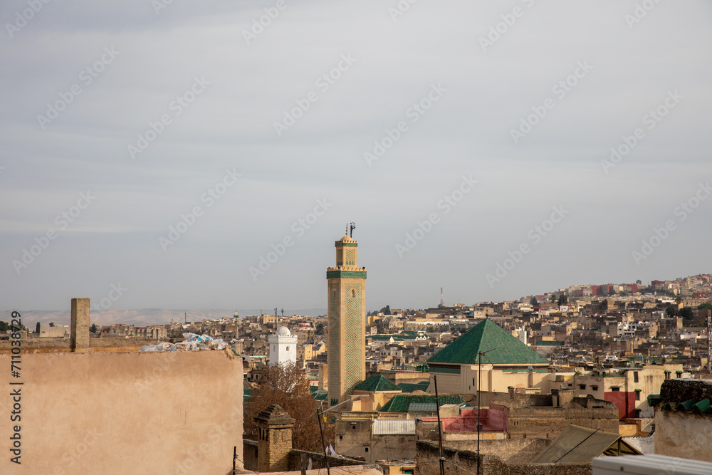 view of alkaraoluine university fes morocco 