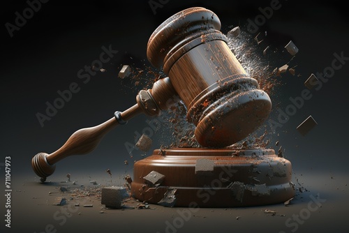 A Symbol of Justice Shattered