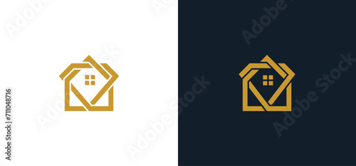Diamond Home Real Estate Logo Concept icon sign symbol Element Design. Jewelry, Jewellery, Gem, Realtor, Mortgage, House Logotype. Vector illustration template