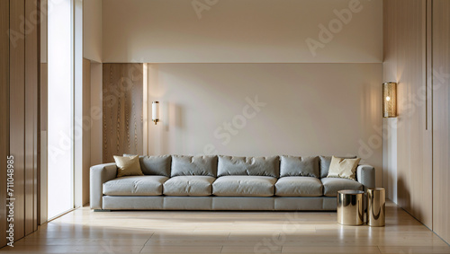 minimal conteporary living room, light colors