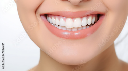 young smiling girl with metal braces on her teeth  bite correction  orthodontist  health  medicine  dentistry  oral cavity  straight  white  portrait  mouth  person  people  treatment  beauty  smile