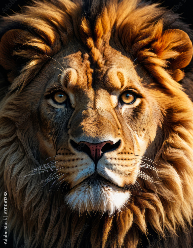 Naklejka premium animal close up portrait