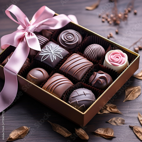 delicious and sweet chocolates perfect for valentines day © Studio Art
