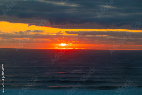 A Golden Dawn Breaks Over Gold Coast   s Tranquil Sea
