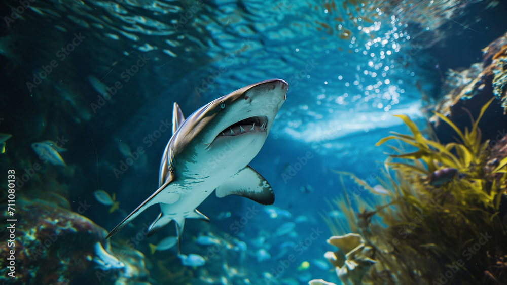Shark in a Majestic Aquarium Shark in a Majestic Aquarium