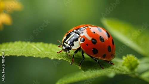 ladybug on leaf © Shafiq