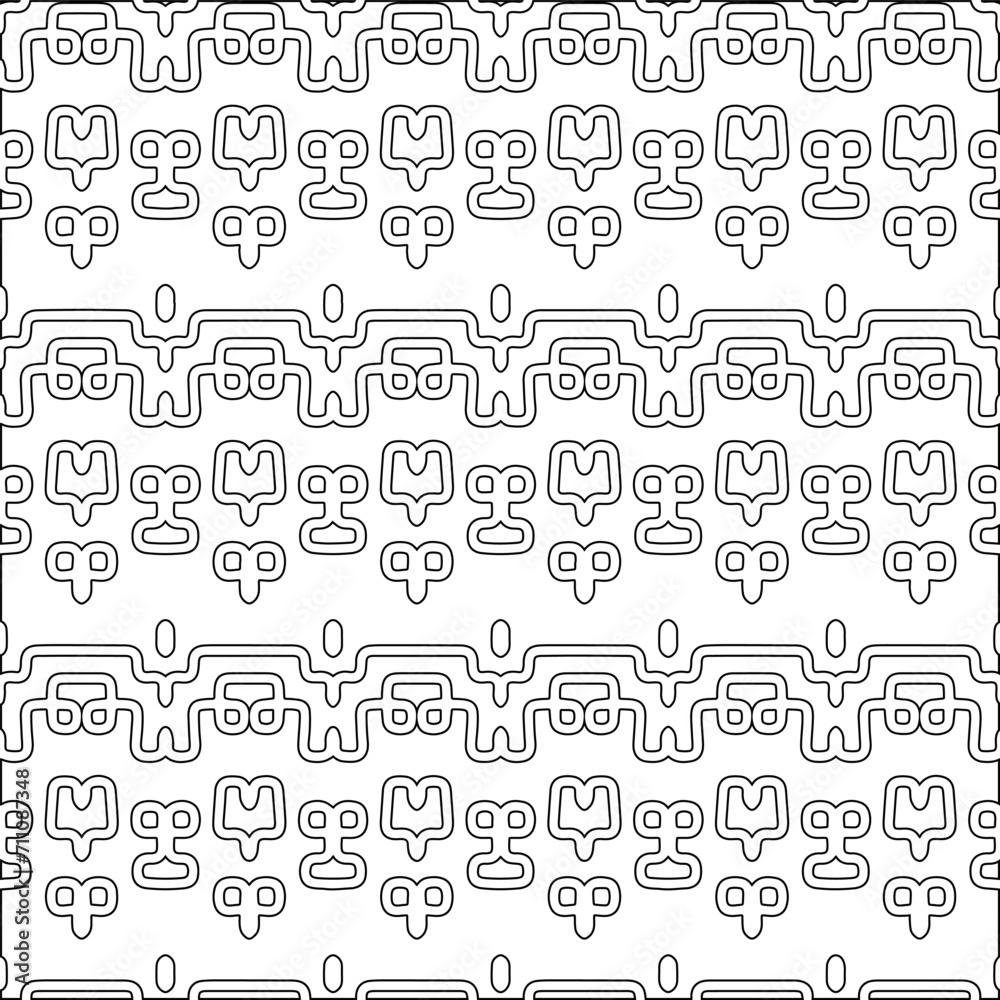 Abstract shapes.Patterns from lines.White wallpaper. Vector graphics for design, textile, decoration, cover, wallpaper, web background, wrapping paper, fabric, packaging. Repeating pattern. Abstract shapes.Patterns from lines.White wallpaper. Vector graphics for design, textile, decoration, cover, wallpaper, web background, wrapping paper, fabric, packaging. Repeating pattern.