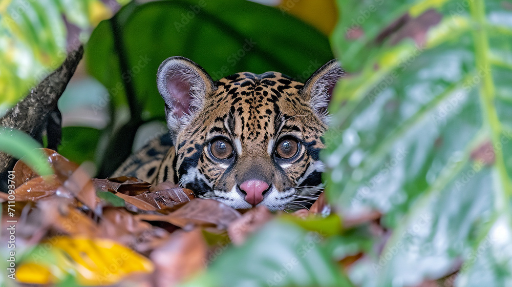 Obraz premium tiger resting on a tree
