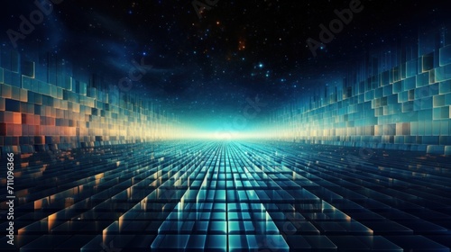 Processing of Data and Information in Spacetime IT Background