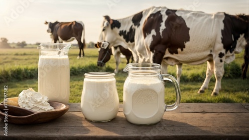 dairy cows in a dairy farm