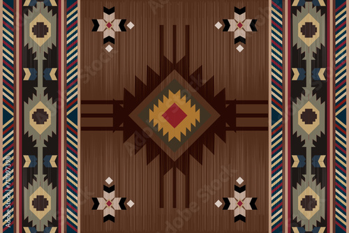 Aztec Tribal Ethnic
Geometric Seamless Pattern
Rug, Western Area Rug for
Beedroom Living Room-47 photo