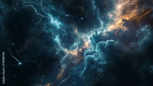 A space storm © Milan