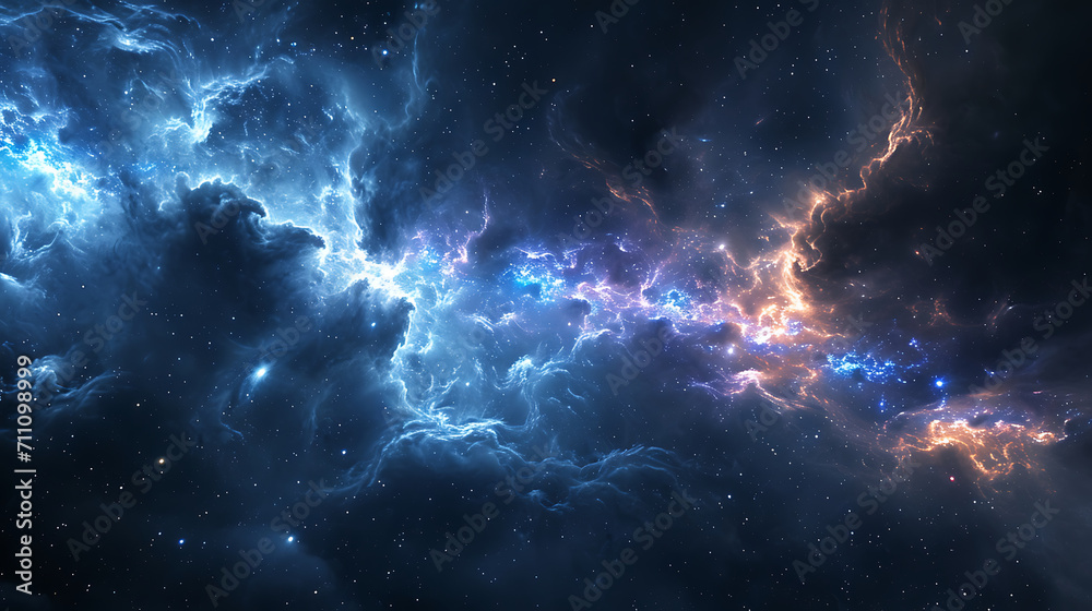 A storm in space