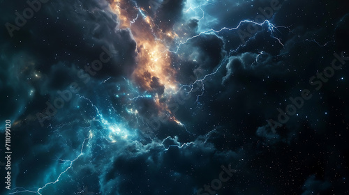 A space storm © Milan