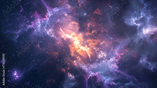 stars in a nebula photo