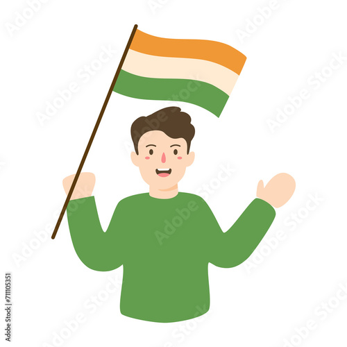 design of india republic day illustration