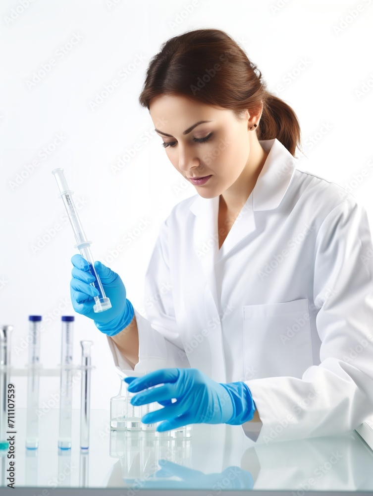 Innovative Female Scientist in Lab, AI Generated Innovative Female Scientist in Lab, AI Generated
