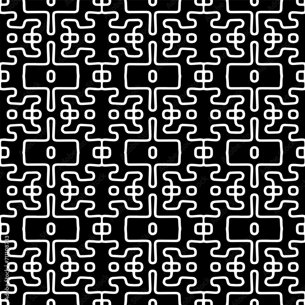 White background with black pattern. Seamless texture for fashion, textile design, on wall paper, wrapping paper, fabrics and home decor. Simple repeat pattern.
White background with black pattern. Seamless texture for fashion, textile design, on wall paper, wrapping paper, fabrics and home decor. Simple repeat pattern.