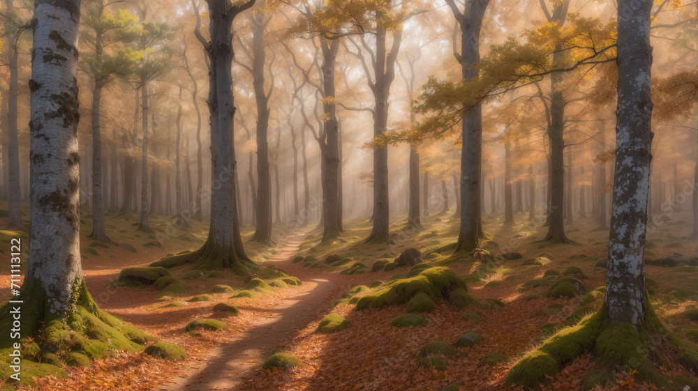 autumn in the forest