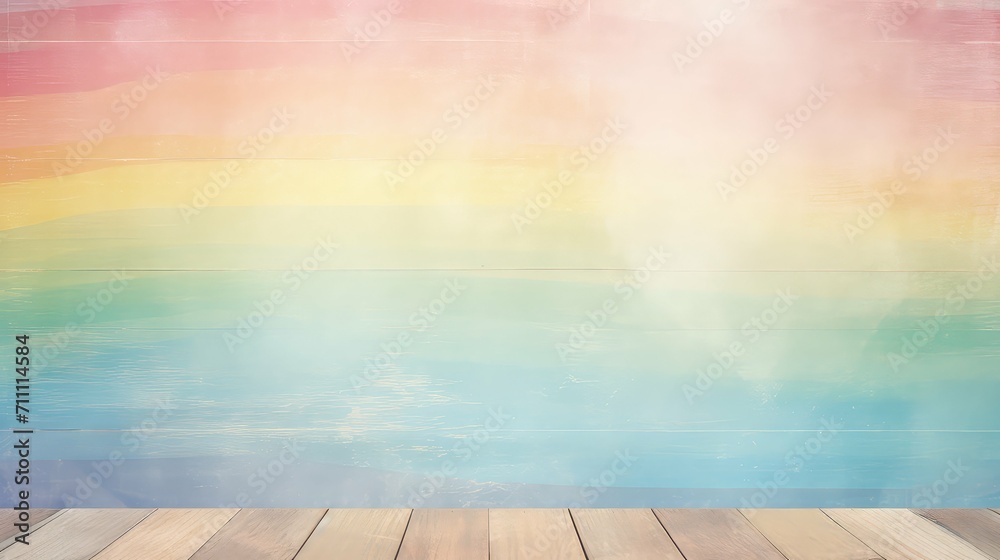 vibrant vintage rainbow background illustration pastel nostalgic, s s, groovy psychedelic vibrant vintage rainbow background