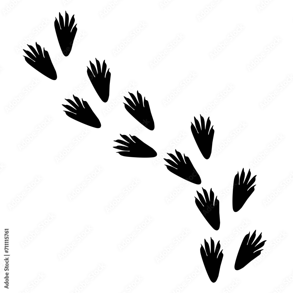 Fototapeta premium animal footprint icon