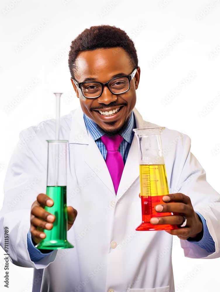 Male Scientist Conducting Research, AI Generated Male Scientist Conducting Research, AI Generated