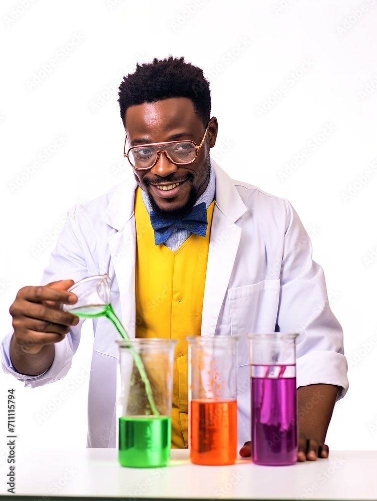 Male Scientist Conducting Research, AI Generated Male Scientist Conducting Research, AI Generated