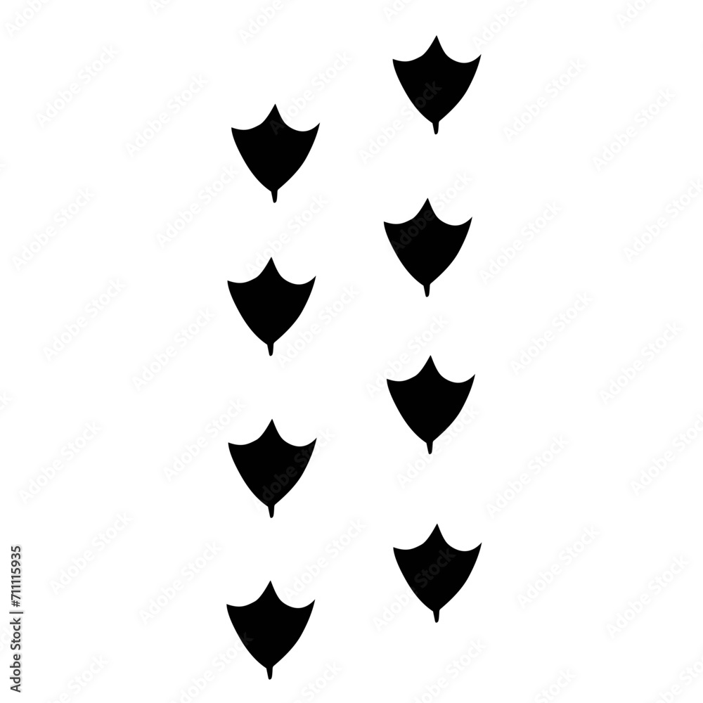animal footprint icon