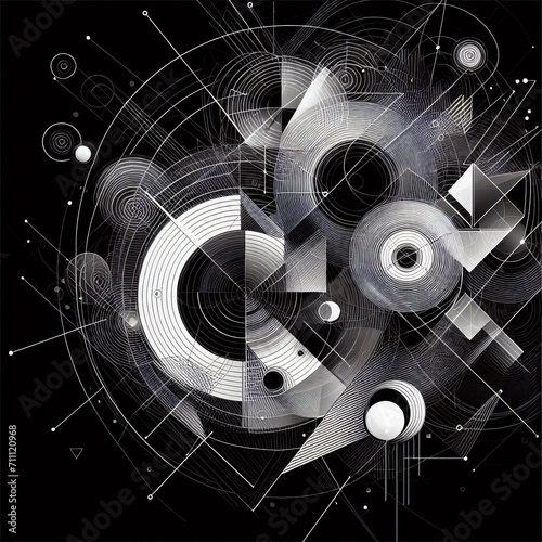 abstract technology background with gears © Ulkulahti Studio