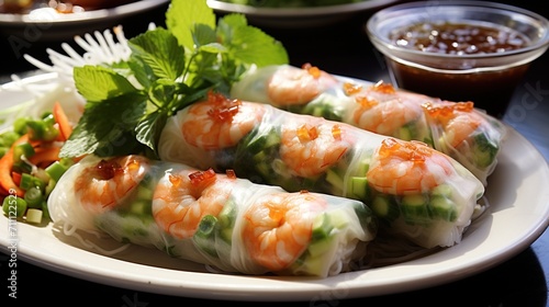 Fresh and Delicious Vietnamese Rice Paper Rolls