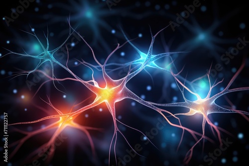 Human Brain Neuron Luminescence  radiance  vibrant creativity. Illuminated  glowing  inspiration  sparking innovation shining brilliant thoughts. Incandescent  ingenuity radiating visually captivating