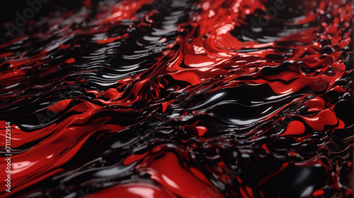 red liquid background