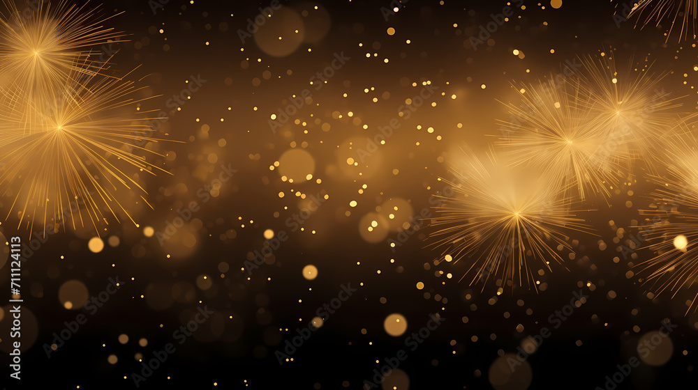 Fototapeta premium Fireworks background for celebration, holiday celebration concept