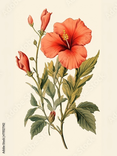 Artisanal Botanical Illustrations | Retro Vintage Plant Designs | Vintage Art Print