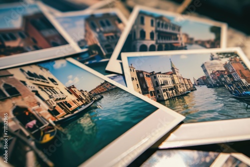 Snapshot of Venice: A Vintage-Inspired Collection of Polaroid Photos Immortalizing the Essence of Vacations in Venice - From Waterways and Canals to Carnival and Gondolas, Nostalgic Adventure.      © Mr. Bolota