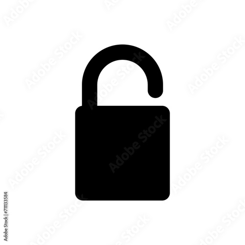 Padlock icon vector design templates simple and modern