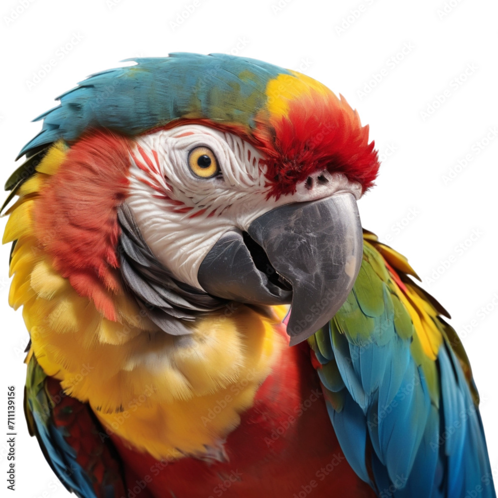 Fototapeta premium blue and gold macaw