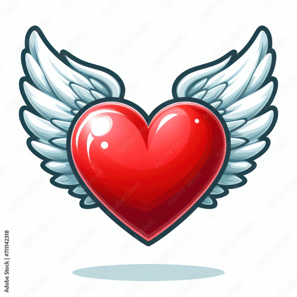 heart with wings heart with wings
