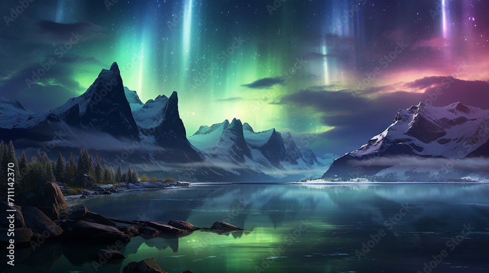 Aurora Borealis northern lights