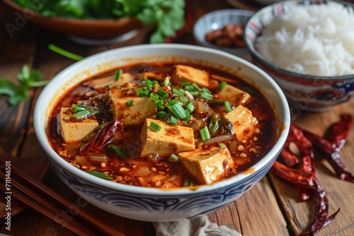 Chinese national dish Ma Po Tofu