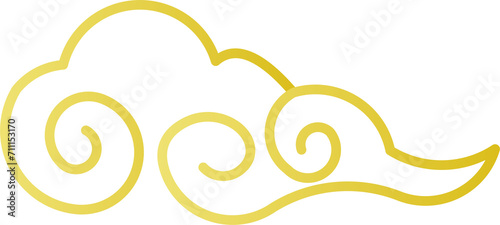 The cloud Chinese style PNG 13