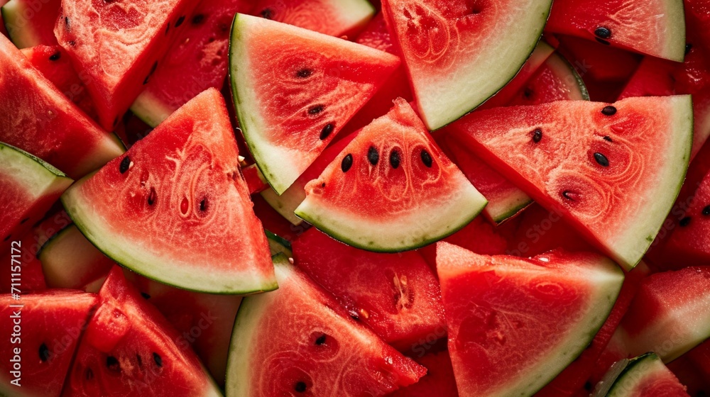 Close up of a slice watermelon. Close up of a slice watermelon.