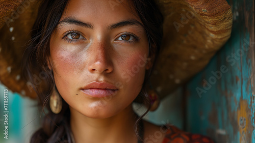 portrait of a cuban woman photo