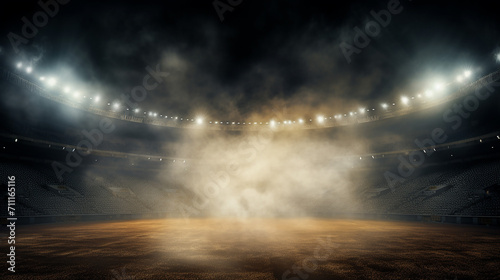 stadium lights effect on a transparent background