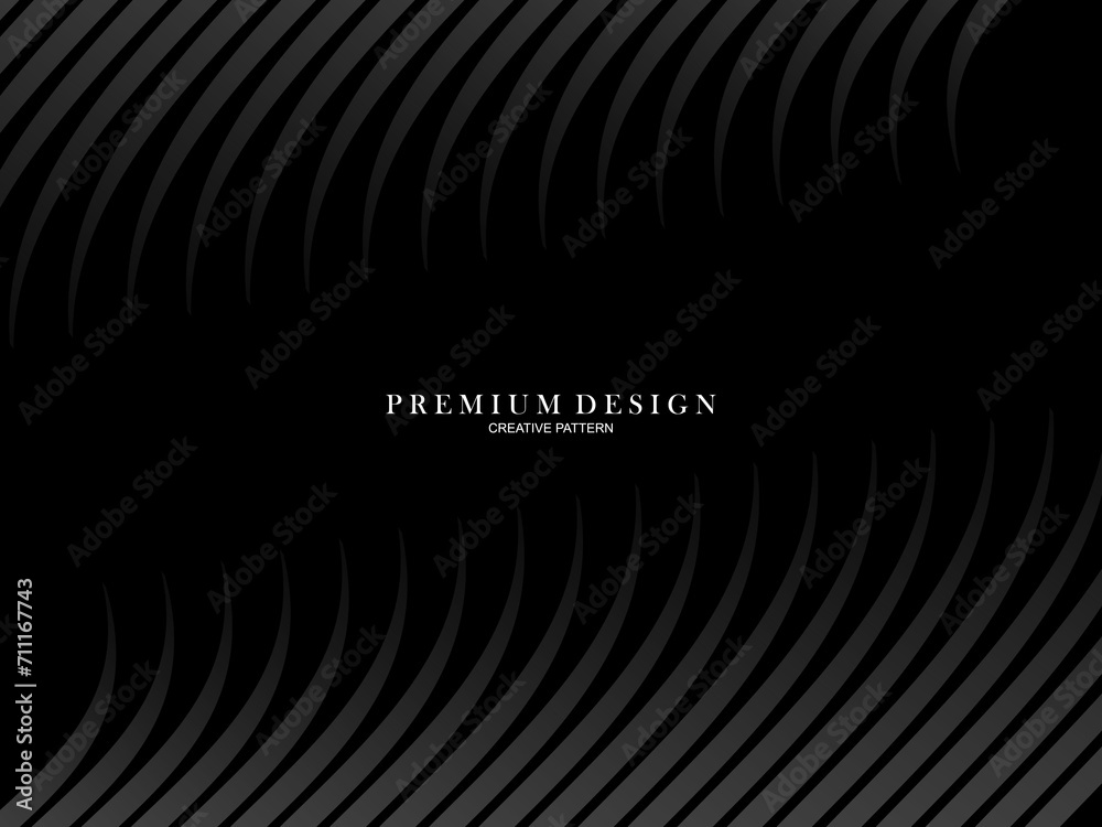Abstract futuristic dark black background with waving design. Realistic 3d wallpaper with luxurious flowing lines. Elegant background for posters, websites, brochures, cards, banners, apps etc. Abstract futuristic dark black background with waving design. Realistic 3d wallpaper with luxurious flowing lines. Elegant background for posters, websites, brochures, cards, banners, apps etc.