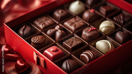 A Box Of Valentine Chocolate