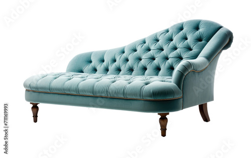 Chaise Lounge Sofa on Transparent Background
