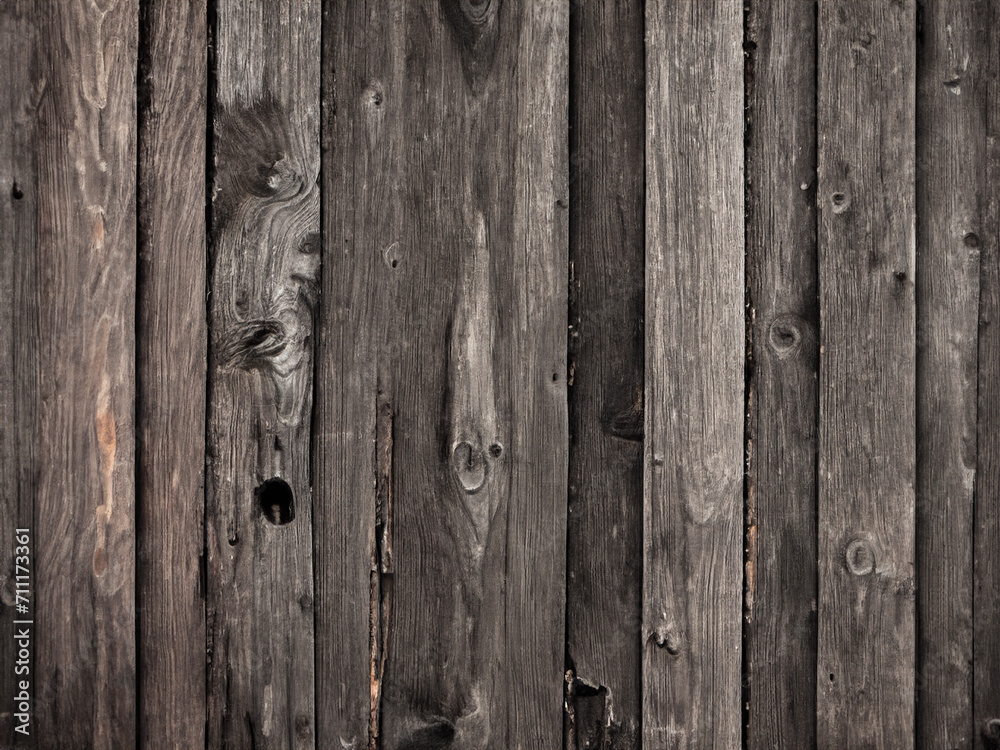 Naklejka premium old wooden wall. background texture. empty wood surface