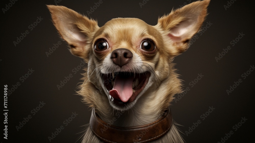 Adorable Chihuahua Poses with Playful Charm - AI-Generative